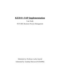 Keda SAP Implementation Case Study