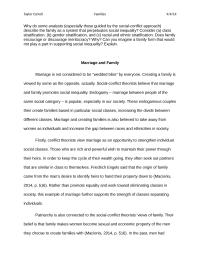 Marriage and Family