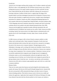 Use Of Management Information Systems At Amazon.Com