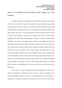 relationship between fiscal policy and the exchange rate in open economies