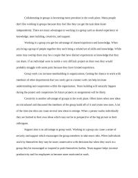 The Advantages of Group Work