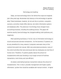 Auditing and Technology