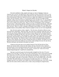 Music's Impact on Society