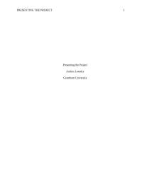 Presenting The Project