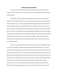 ECONOMIC GROWTH ASSIGNMENT
