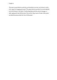 Project Management Chapter 4The