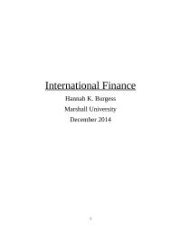 International Finance