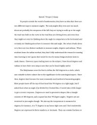 Sketch 7 Project 3 Essay