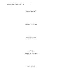 ADVANCED AUDITING