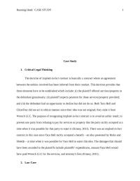 Business Law Unit III Case Study CSU