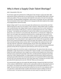 Supply Chain Education
