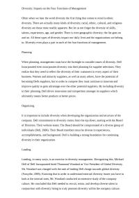 Diversity: Impacts On The Four Functions Of Management