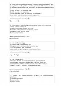 MicroEconomic 201 Midterm 2