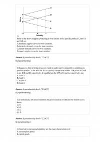 Economics 859 Test 1