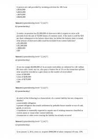 Accounting 419 Quiz 3