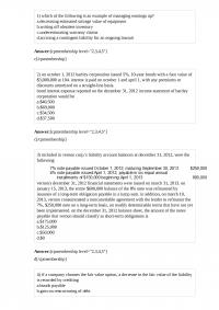 ACCT 145 1 which of the following is