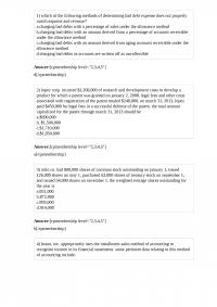 Acct 487 Test 2