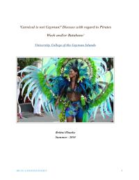 Carnival is not CAYMAN