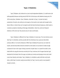 Type 2 Diabetes