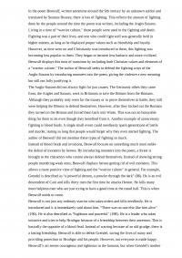 Heroes and Monsters in Beowulf