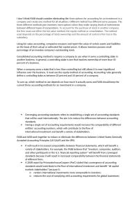 FASB three options for accounting