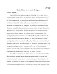 Managing effctive partnership