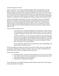 Value Chain Analysis for Costco