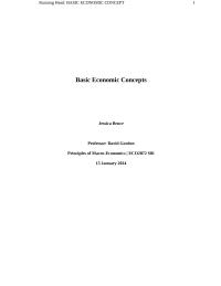 Bacis Ecoomics Concepts