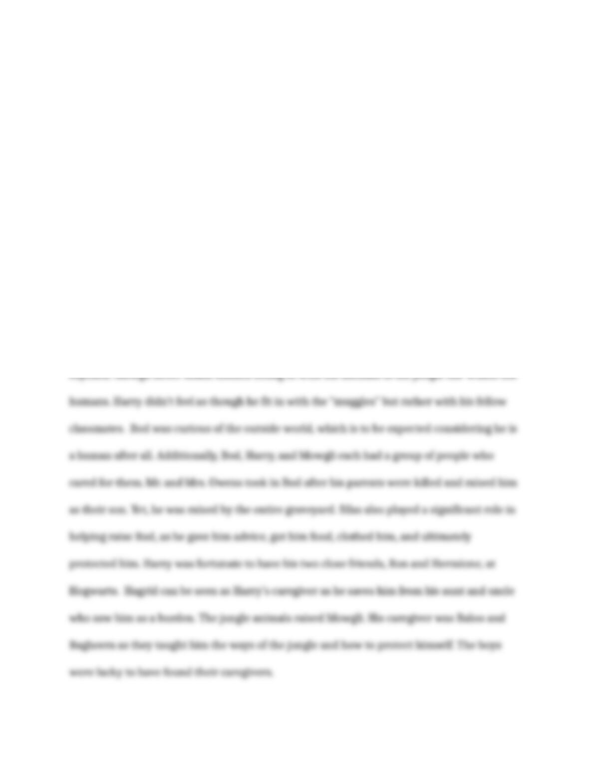 Jungle book review essay image