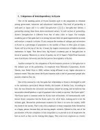 Uniqueness of kyoto business practice