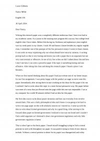 English 101 – Dear Nancy