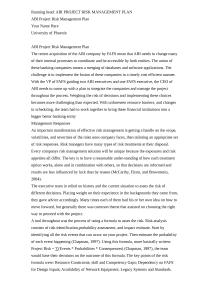 Abi Project Risk Management Plan