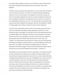 How does the Shema establish the Jewish view of God?