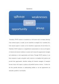 Open online business SWOT analysis