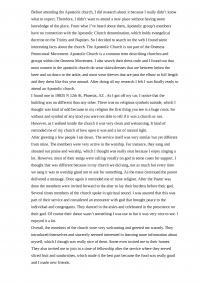 English assignment: a trip