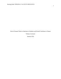 Resiliency of Soldiers faced with Trauma