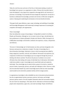 Strategic Importance Of Knowledge Management