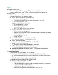 Bio Lecture Note