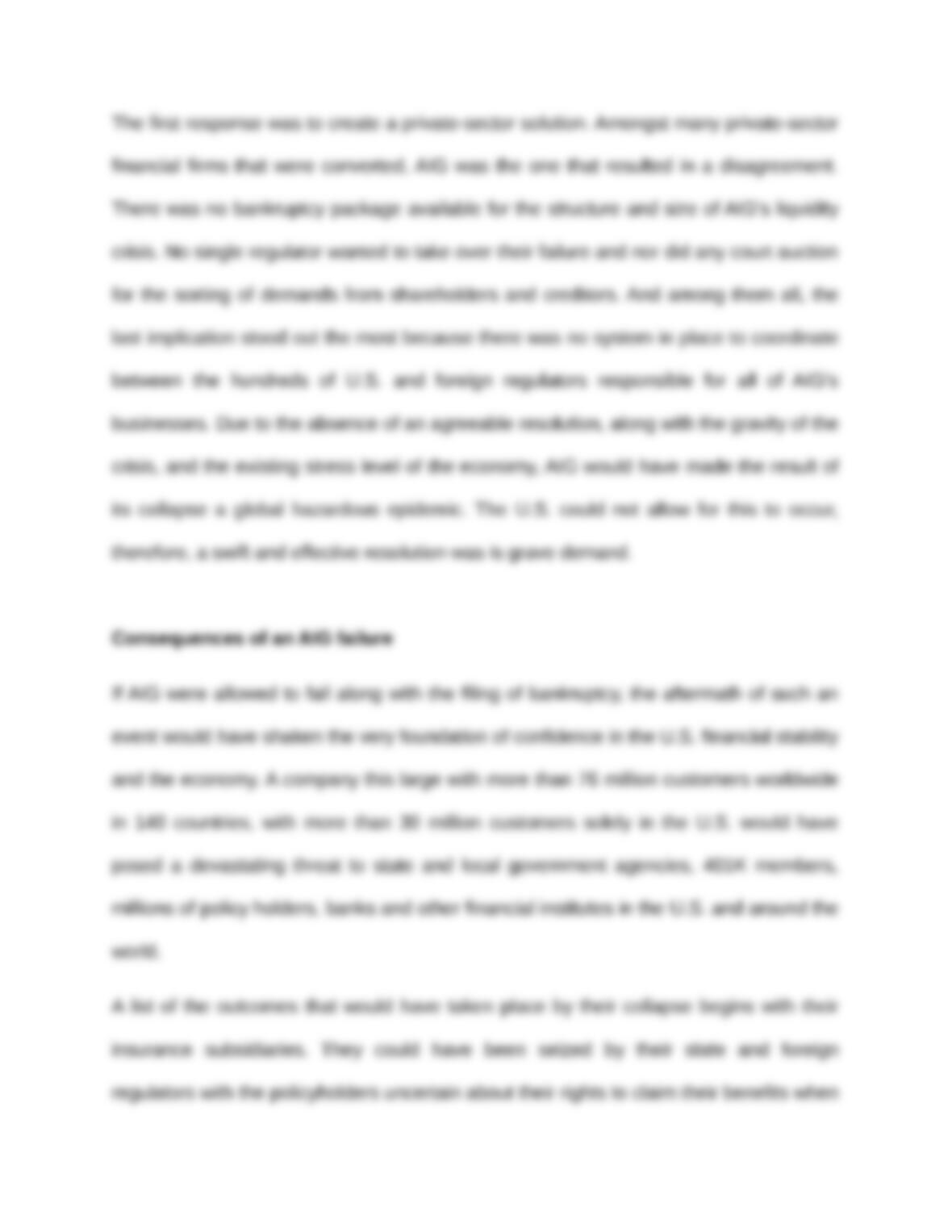 Aig stock 2008 picture