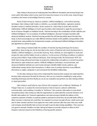 Data Mining Essay
