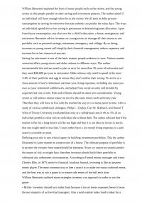 Summary Of Four pillars of investing