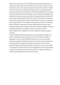 Trace The Development Of Strategic Human Resource Management From The Resource Based View Of The Firm. How Does The Resource Based View Of The Firm Facilitate And Inhibit The Actual Practice Of Strategic Human Resource Management.