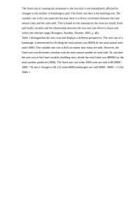 Management Accounting The fixed