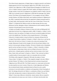The Powers of Terrorism: Al-Qaeda and the Taliban