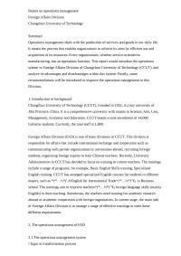 Report On Operations Management