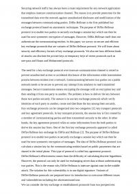 Diffie-Hellman Based Key Exchange Protocols: Security and Performance Improvements