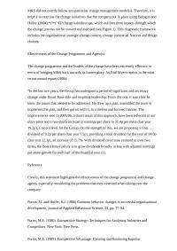 Change Management In M&Amp;S