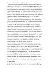 Healthcare Management