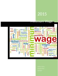 Minimum Wage 2015