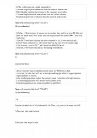 ECON 563 Quiz 2 1 The real